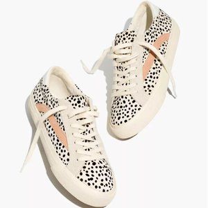 Madewell Sidewalk Low-Top Sneakers in Spotted Calf